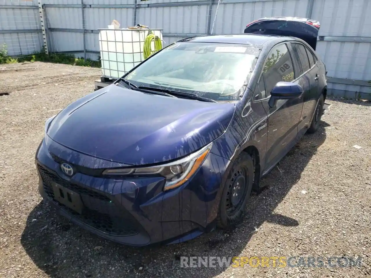 2 Photograph of a damaged car JTDBBRBE3LJ005269 TOYOTA COROLLA 2020