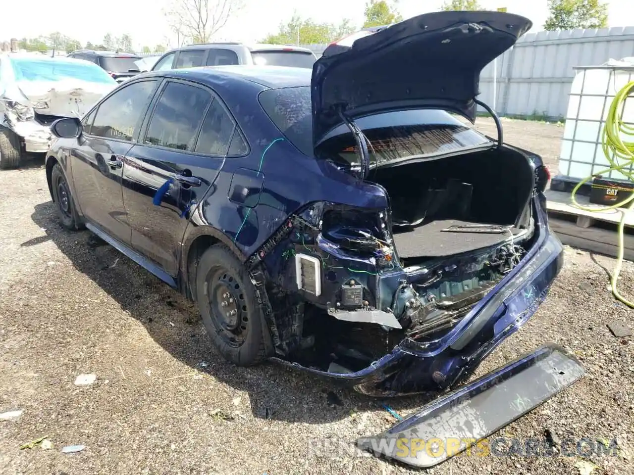 3 Photograph of a damaged car JTDBBRBE3LJ005269 TOYOTA COROLLA 2020