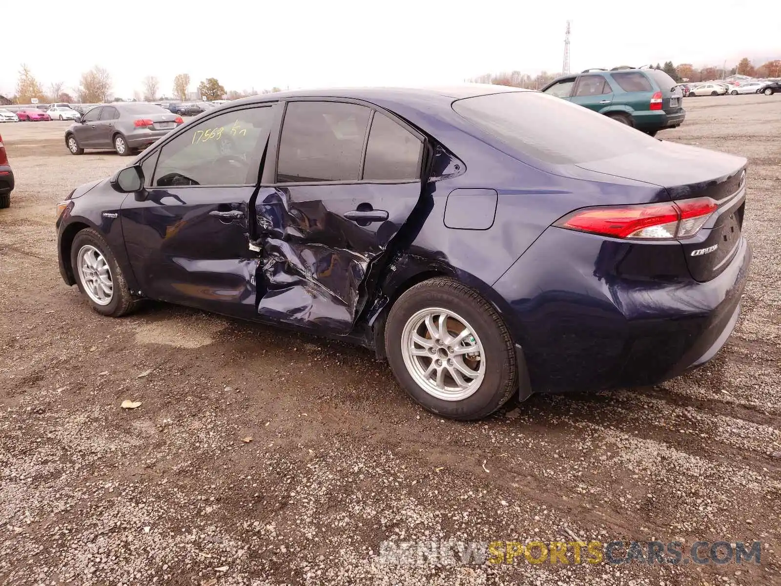 3 Photograph of a damaged car JTDBBRBE3LJ006454 TOYOTA COROLLA 2020