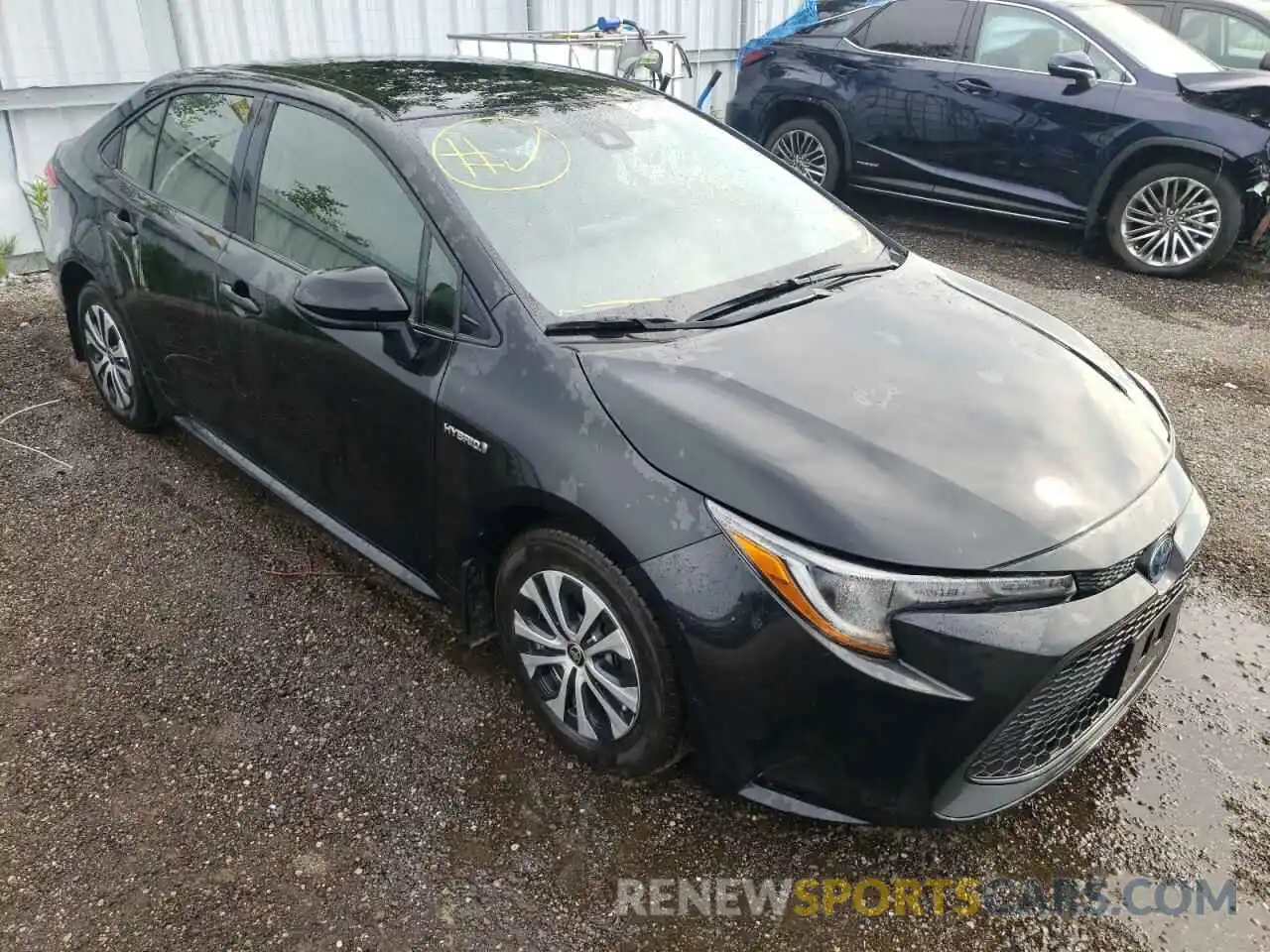 1 Photograph of a damaged car JTDBBRBE4LJ028611 TOYOTA COROLLA 2020