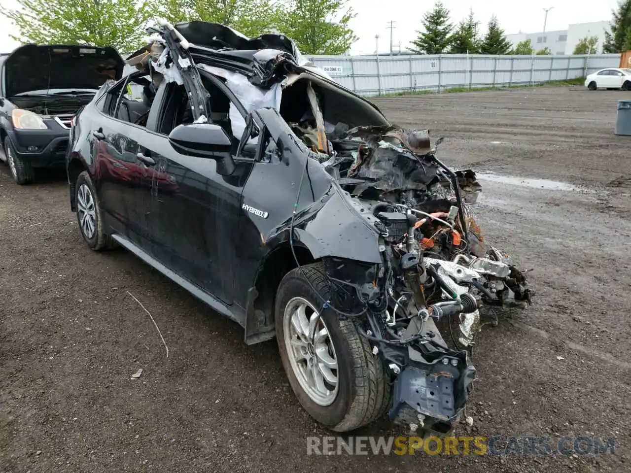 1 Photograph of a damaged car JTDBBRBE5LJ023322 TOYOTA COROLLA 2020