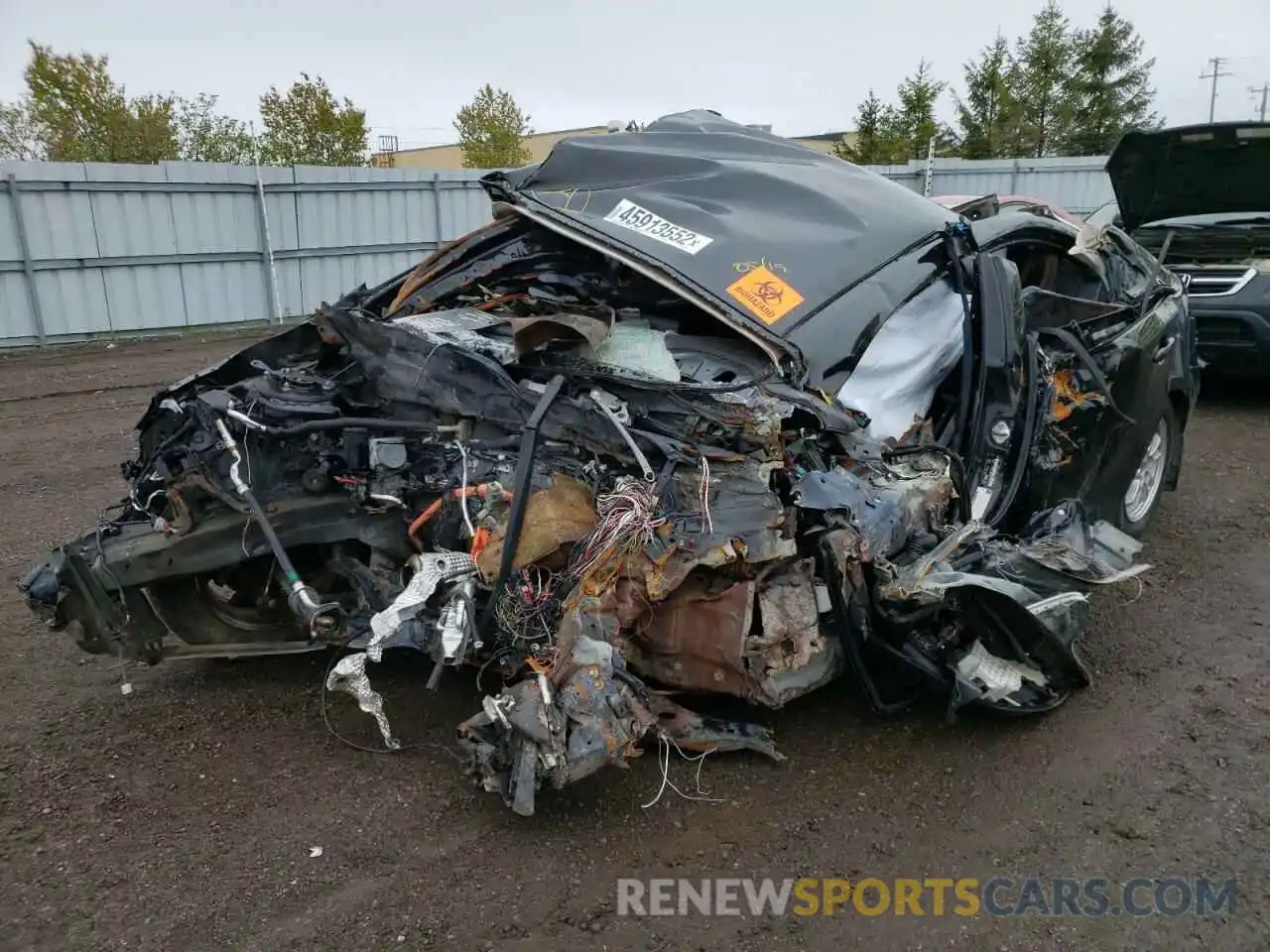 2 Photograph of a damaged car JTDBBRBE5LJ023322 TOYOTA COROLLA 2020