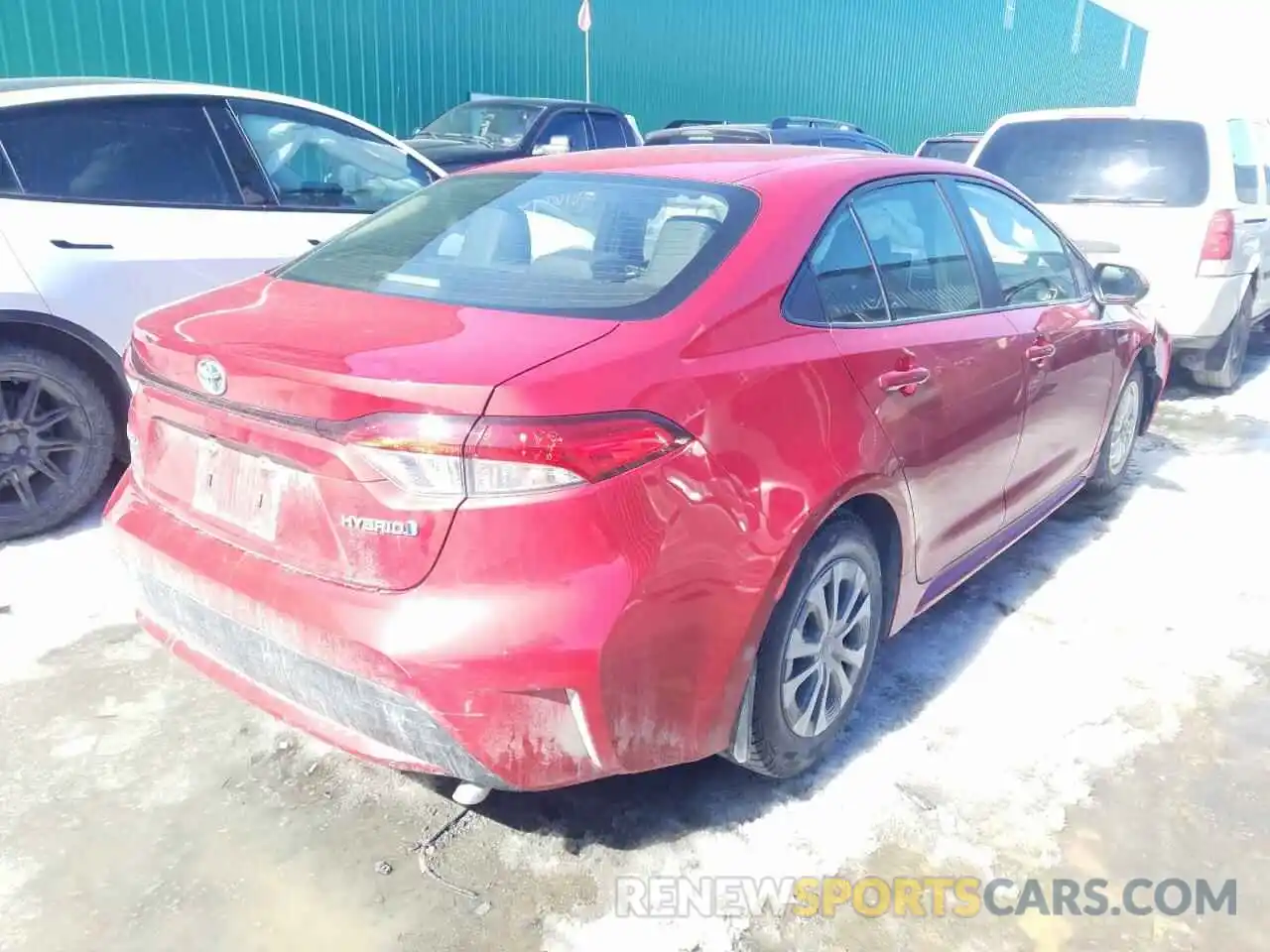 4 Photograph of a damaged car JTDBBRBE6LJ006688 TOYOTA COROLLA 2020