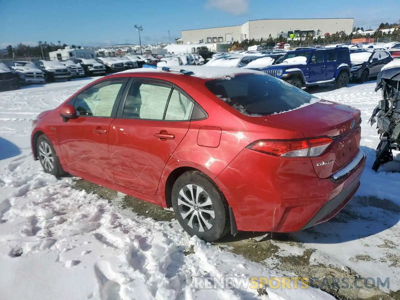 3 Photograph of a damaged car JTDBBRBE7LJ010345 TOYOTA COROLLA 2020