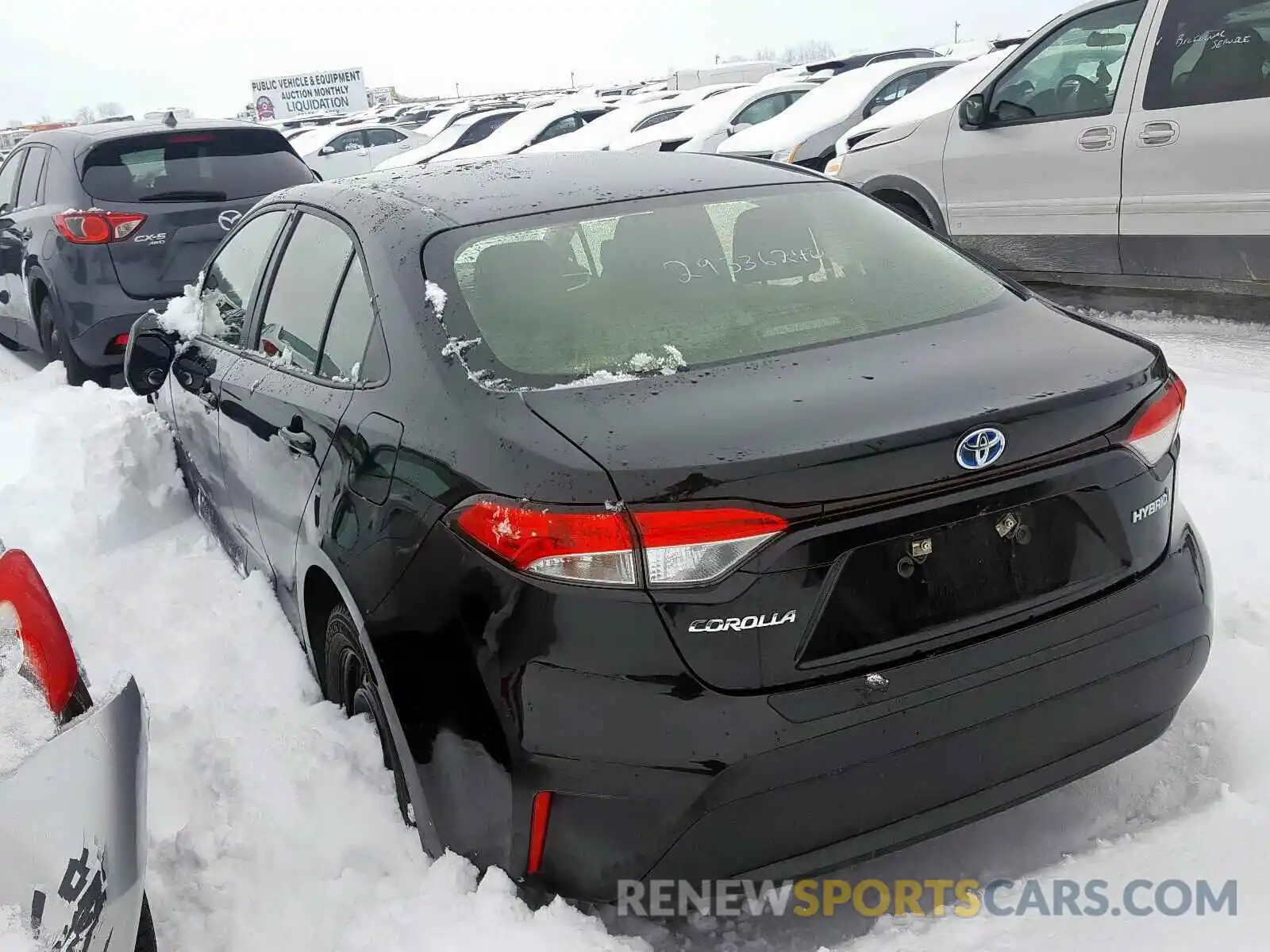 3 Photograph of a damaged car JTDBBRBE8LJ011665 TOYOTA COROLLA 2020