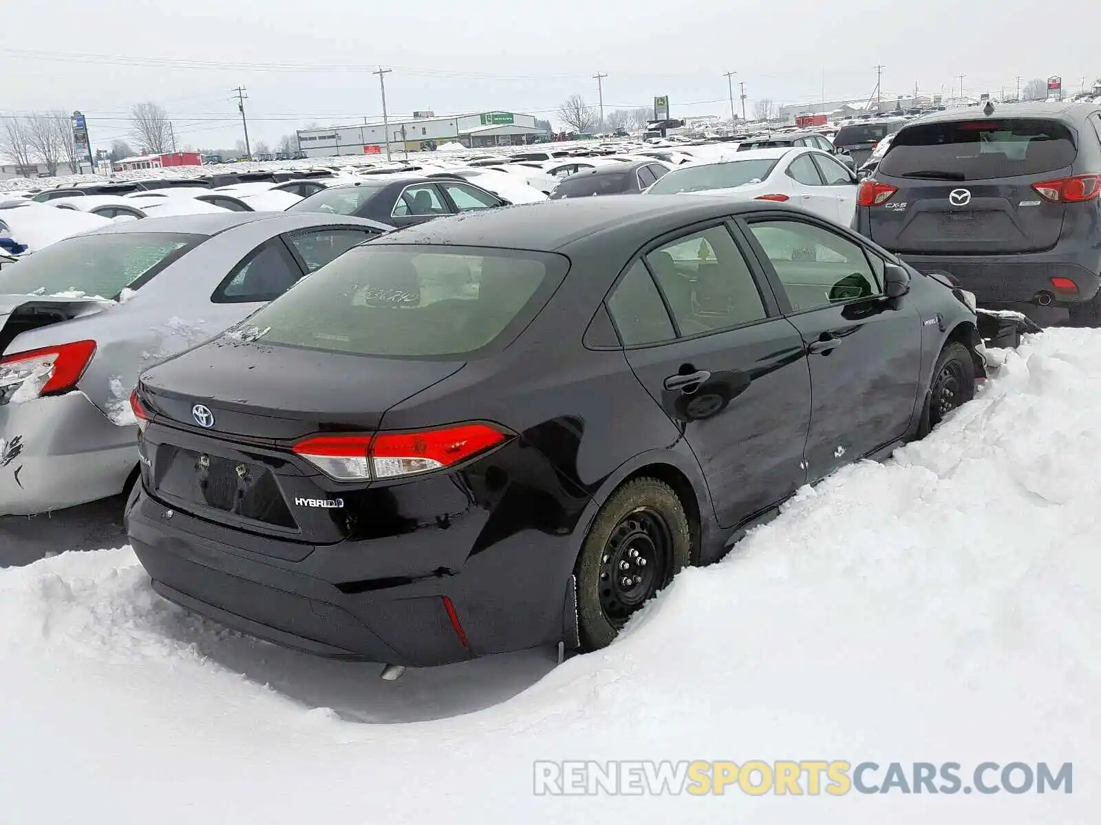 4 Photograph of a damaged car JTDBBRBE8LJ011665 TOYOTA COROLLA 2020