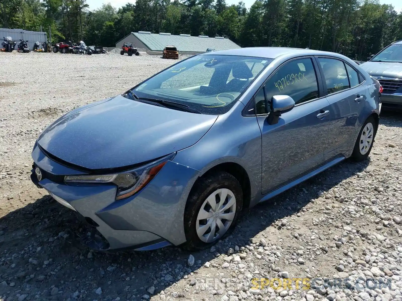 2 Photograph of a damaged car JTDDPRAE0LJ000297 TOYOTA COROLLA 2020