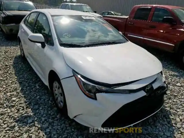 1 Photograph of a damaged car JTDDPRAE0LJ000493 TOYOTA COROLLA 2020