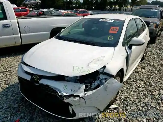 2 Photograph of a damaged car JTDDPRAE0LJ000493 TOYOTA COROLLA 2020