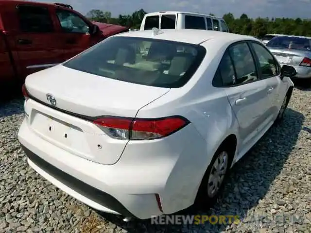 4 Photograph of a damaged car JTDDPRAE0LJ000493 TOYOTA COROLLA 2020