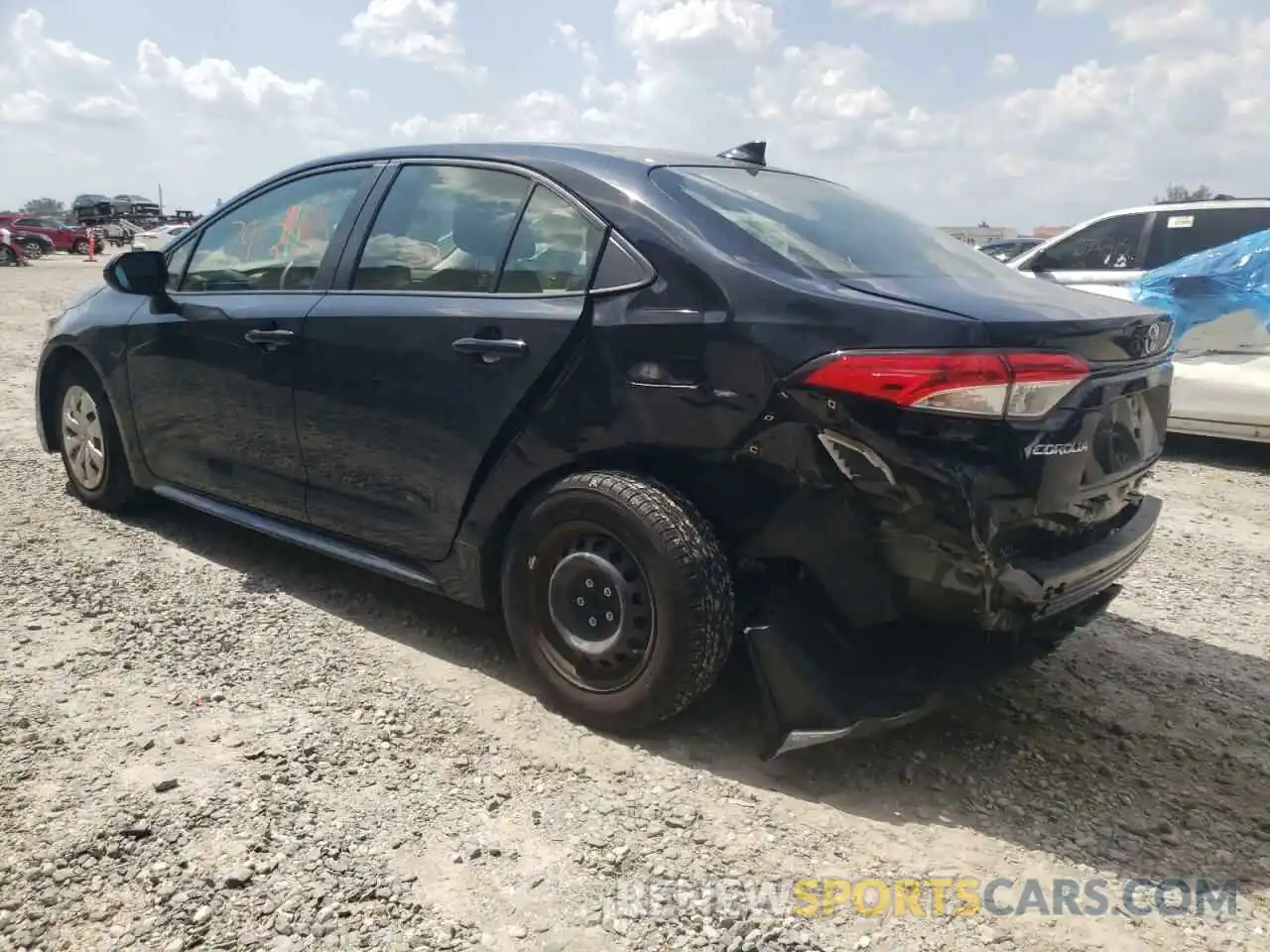 3 Photograph of a damaged car JTDDPRAE0LJ003538 TOYOTA COROLLA 2020