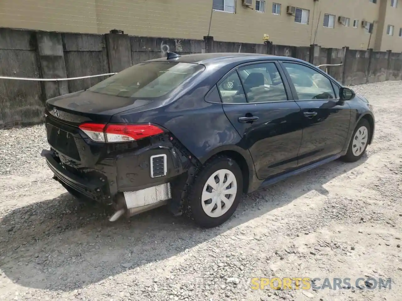 4 Photograph of a damaged car JTDDPRAE0LJ003538 TOYOTA COROLLA 2020