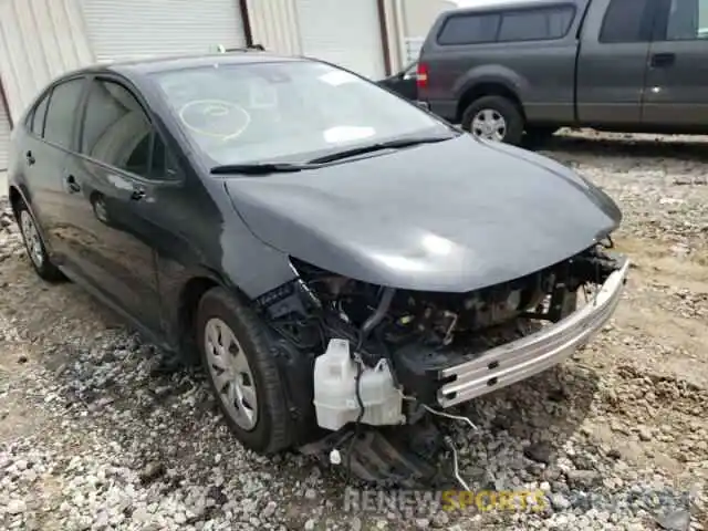 1 Photograph of a damaged car JTDDPRAE0LJ010599 TOYOTA COROLLA 2020