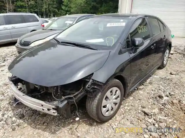 2 Photograph of a damaged car JTDDPRAE0LJ010599 TOYOTA COROLLA 2020