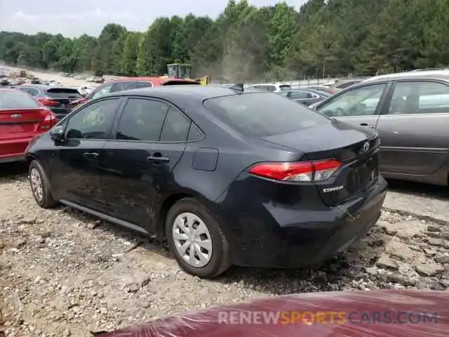 3 Photograph of a damaged car JTDDPRAE0LJ010599 TOYOTA COROLLA 2020