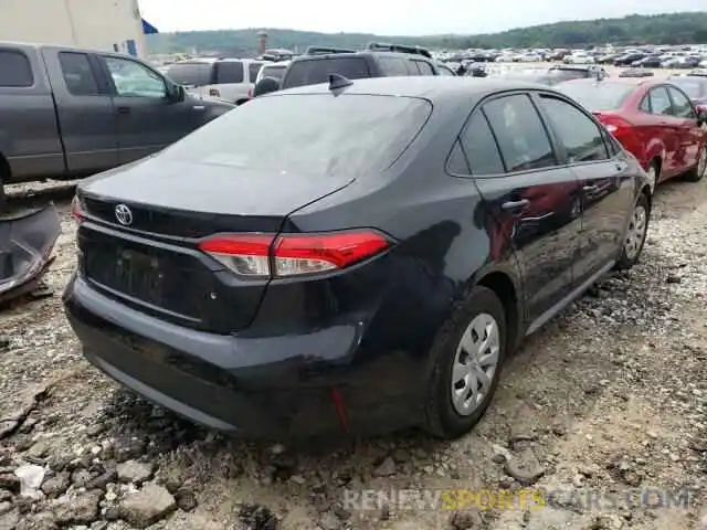 4 Photograph of a damaged car JTDDPRAE0LJ010599 TOYOTA COROLLA 2020