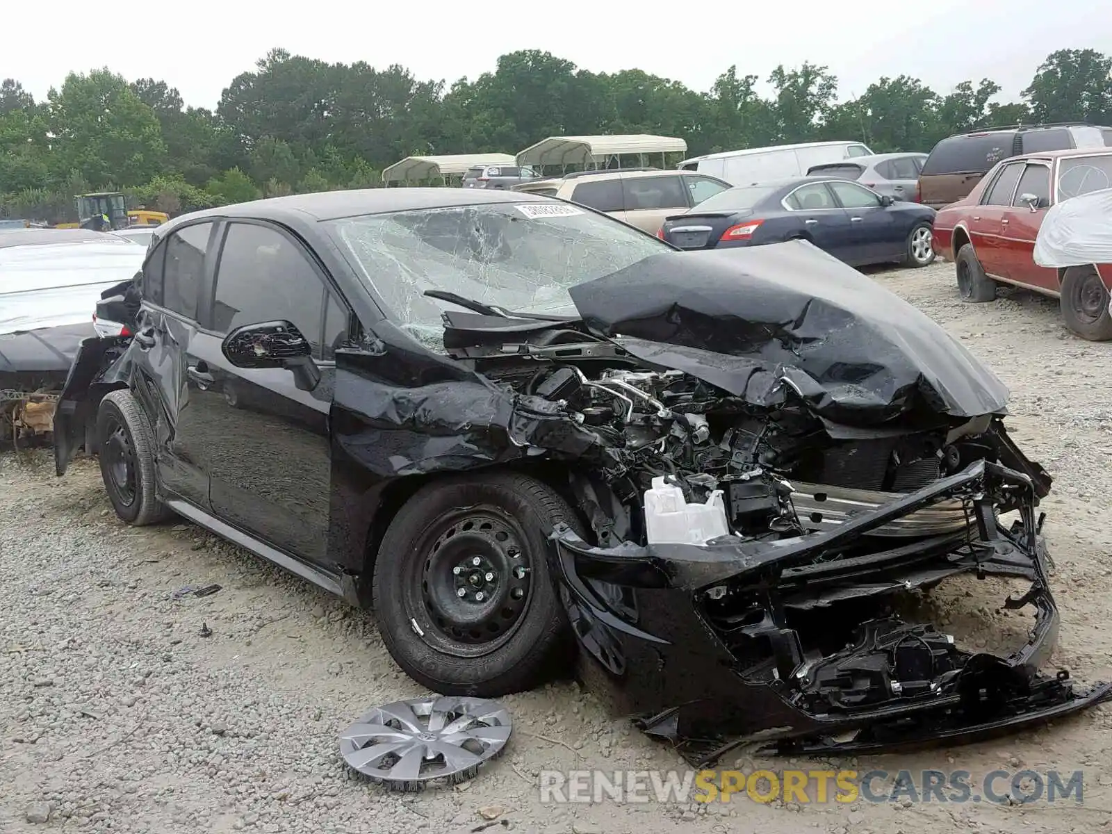 1 Photograph of a damaged car JTDDPRAE0LJ013311 TOYOTA COROLLA 2020