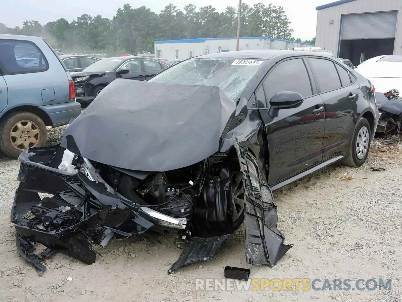 2 Photograph of a damaged car JTDDPRAE0LJ013311 TOYOTA COROLLA 2020