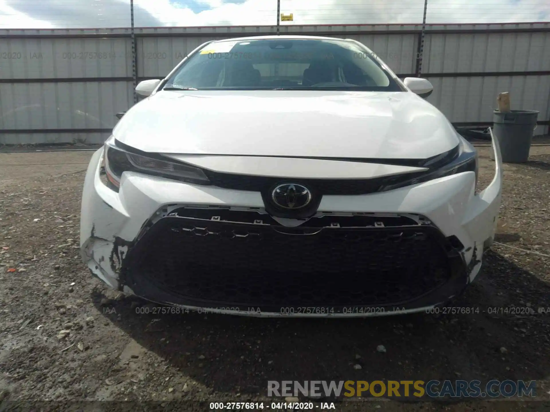 6 Photograph of a damaged car JTDDPRAE0LJ014751 TOYOTA COROLLA 2020