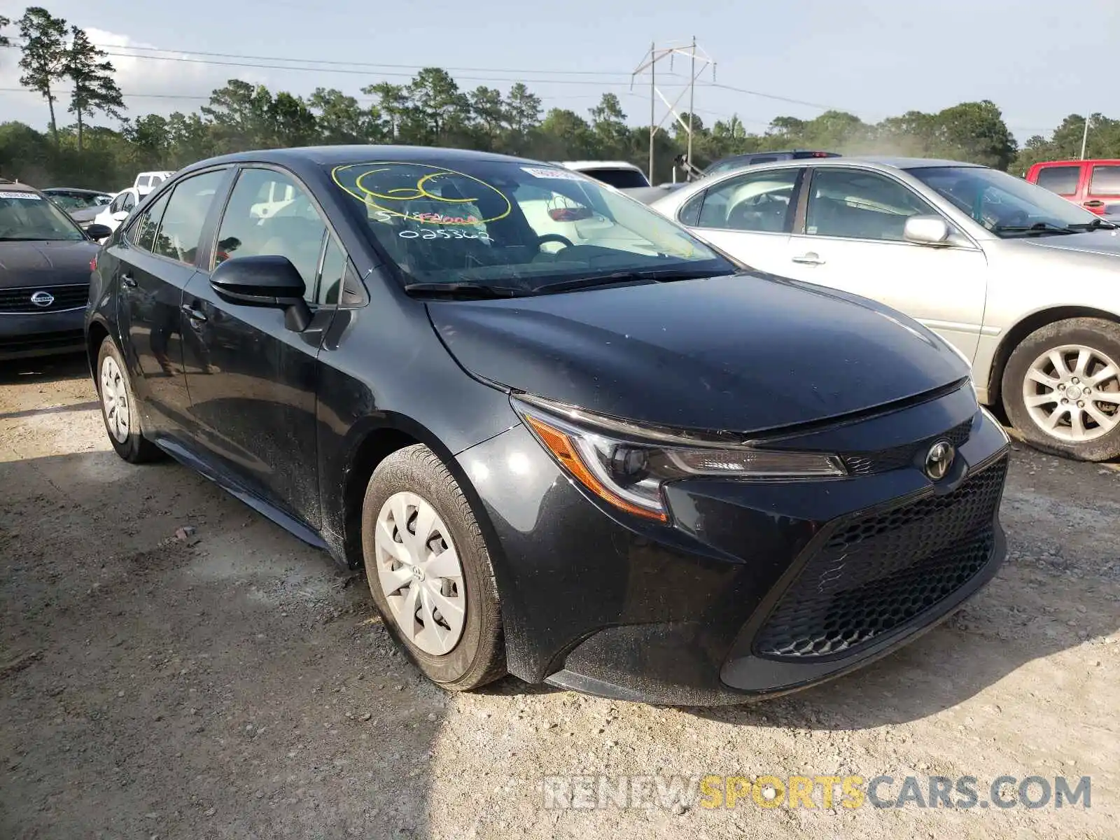 1 Photograph of a damaged car JTDDPRAE0LJ025362 TOYOTA COROLLA 2020