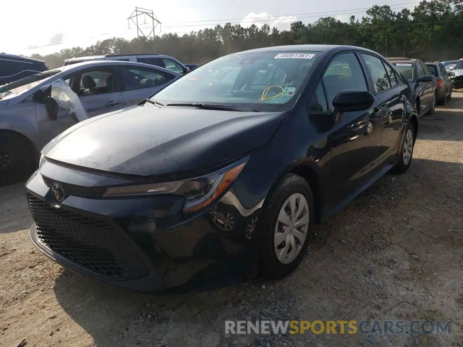 2 Photograph of a damaged car JTDDPRAE0LJ025362 TOYOTA COROLLA 2020