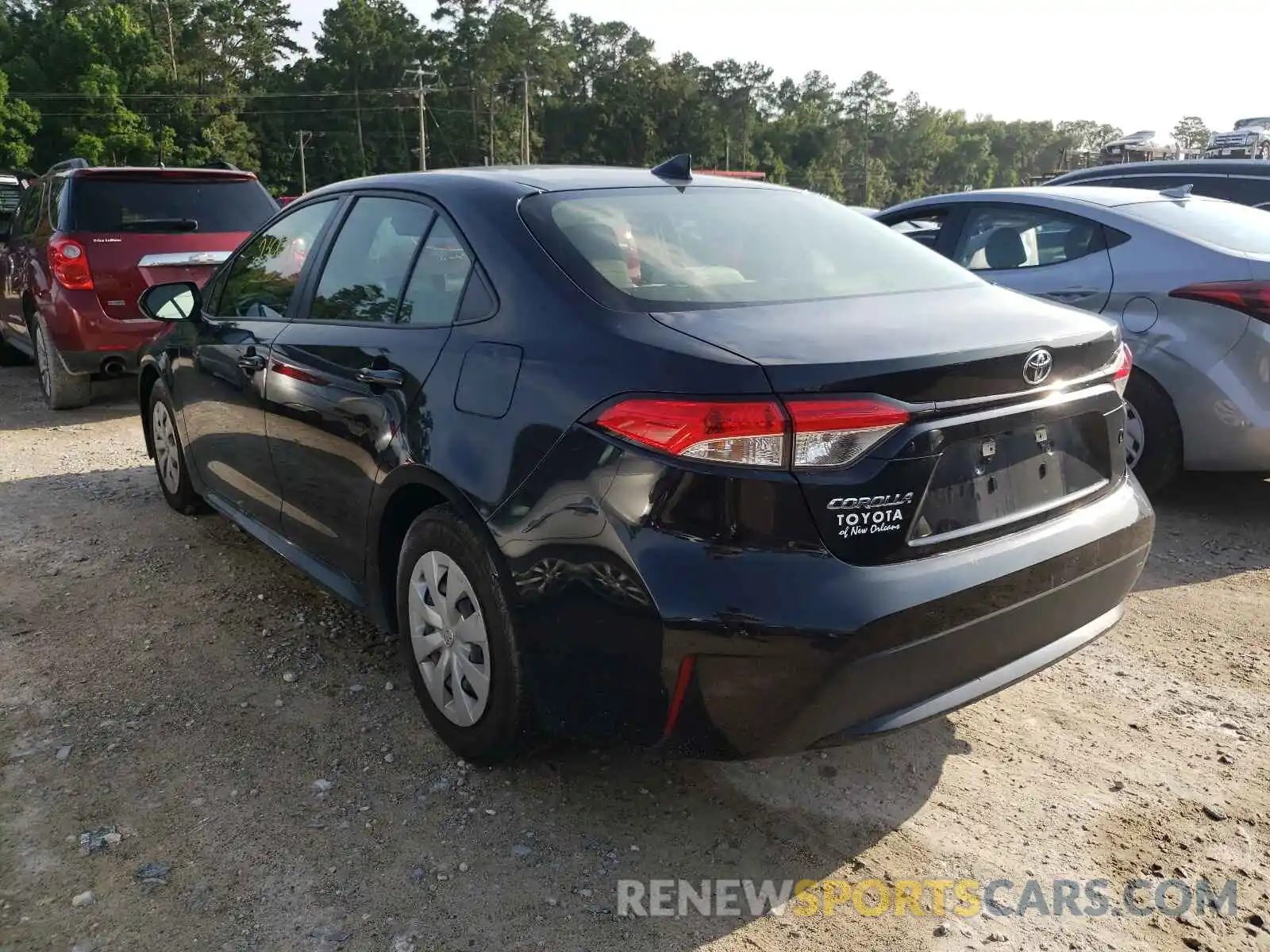 3 Photograph of a damaged car JTDDPRAE0LJ025362 TOYOTA COROLLA 2020