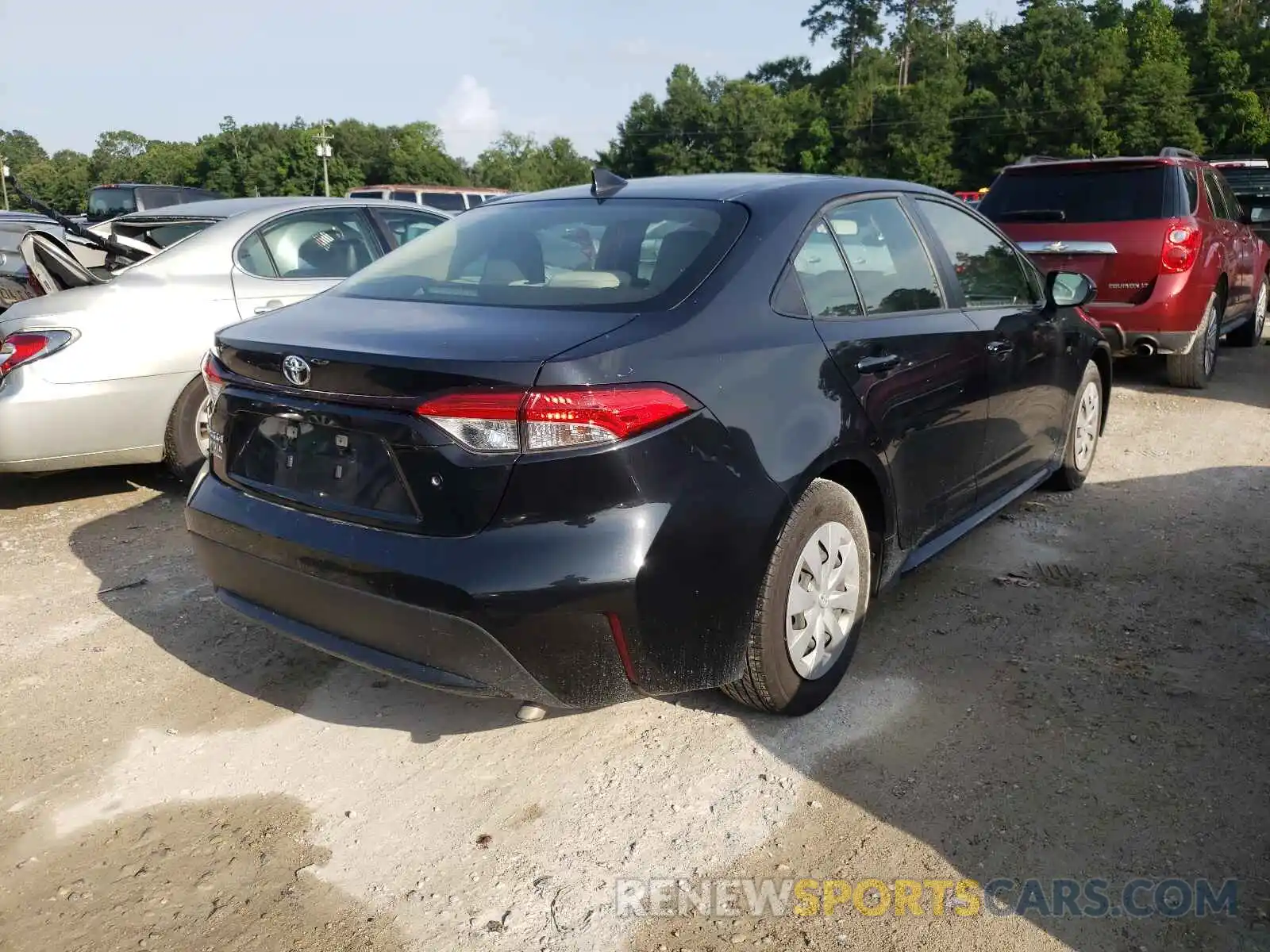 4 Photograph of a damaged car JTDDPRAE0LJ025362 TOYOTA COROLLA 2020