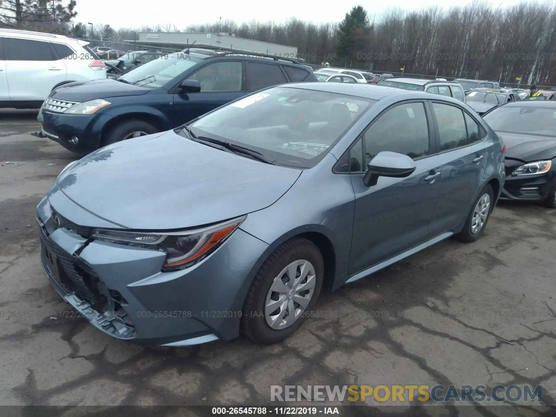 2 Photograph of a damaged car JTDDPRAE0LJ029122 TOYOTA COROLLA 2020