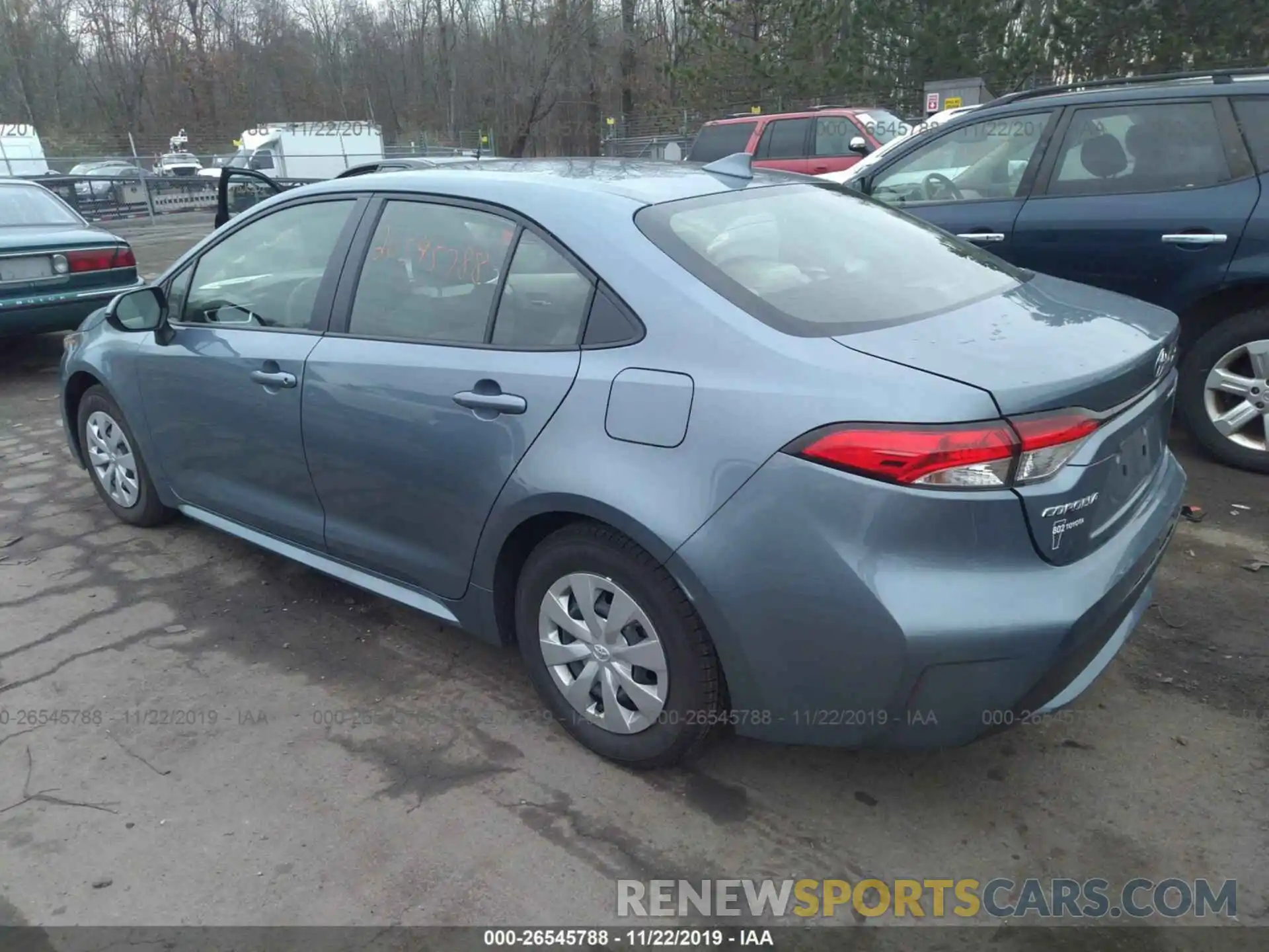 3 Photograph of a damaged car JTDDPRAE0LJ029122 TOYOTA COROLLA 2020