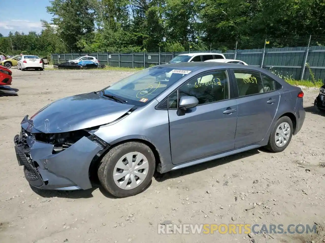 2 Photograph of a damaged car JTDDPRAE0LJ033039 TOYOTA COROLLA 2020