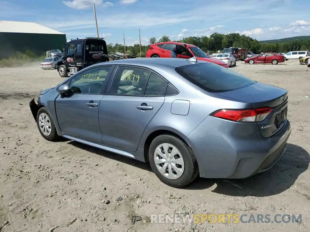 3 Photograph of a damaged car JTDDPRAE0LJ033039 TOYOTA COROLLA 2020