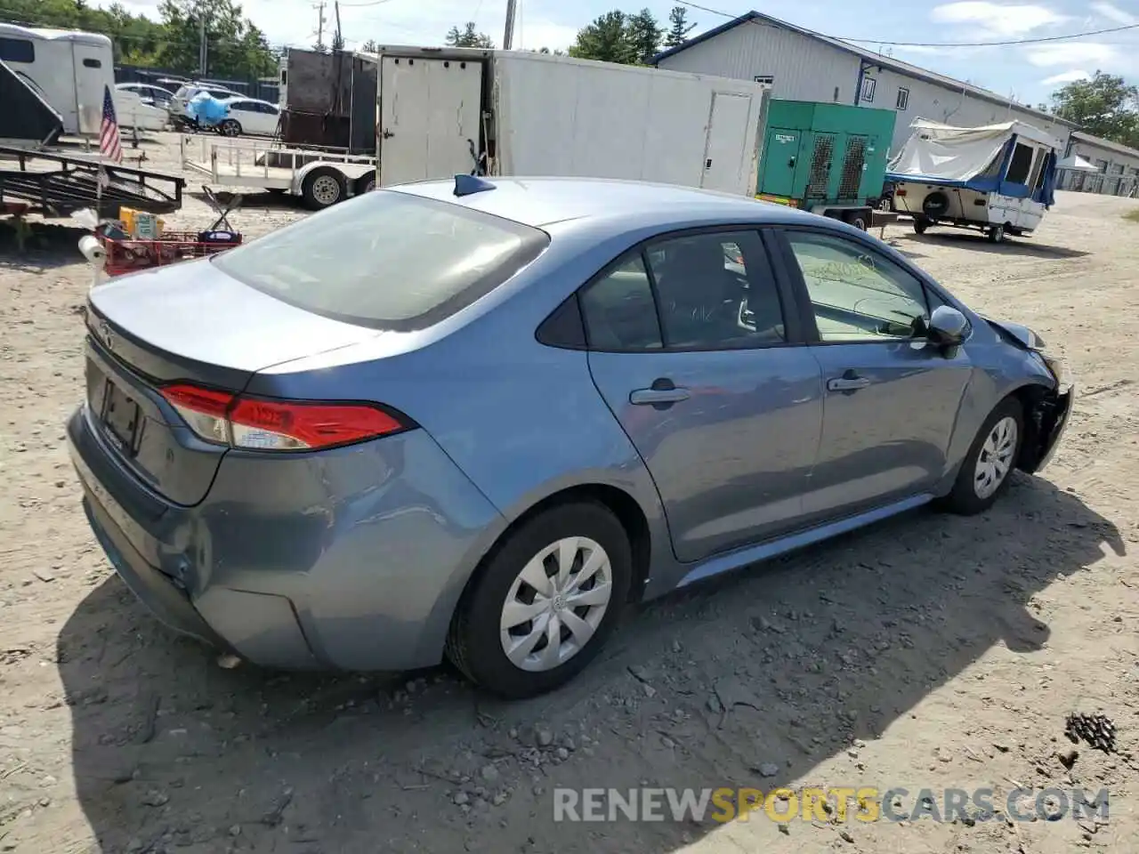 4 Photograph of a damaged car JTDDPRAE0LJ033039 TOYOTA COROLLA 2020