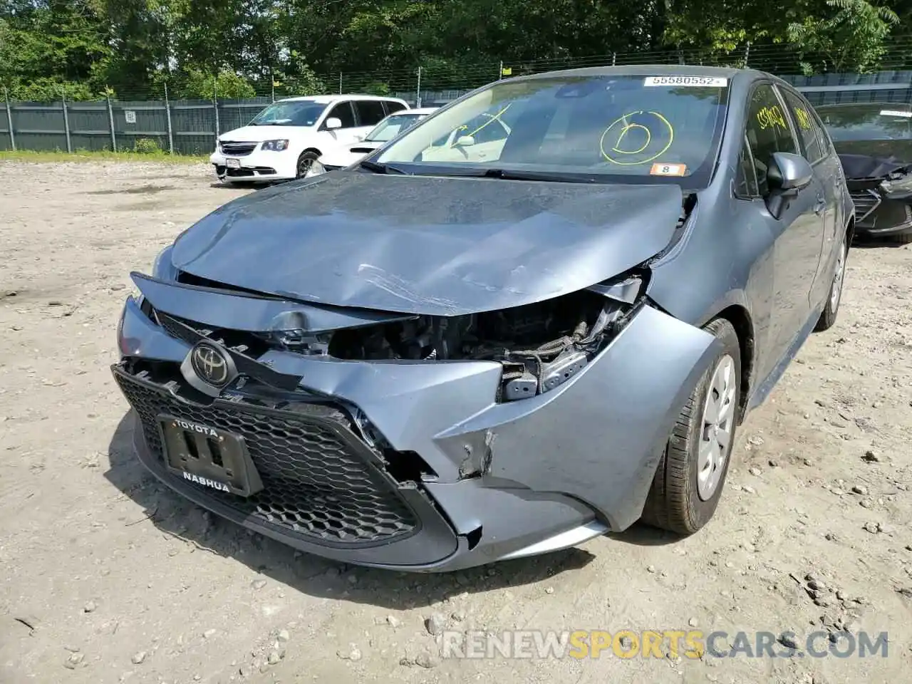 9 Photograph of a damaged car JTDDPRAE0LJ033039 TOYOTA COROLLA 2020