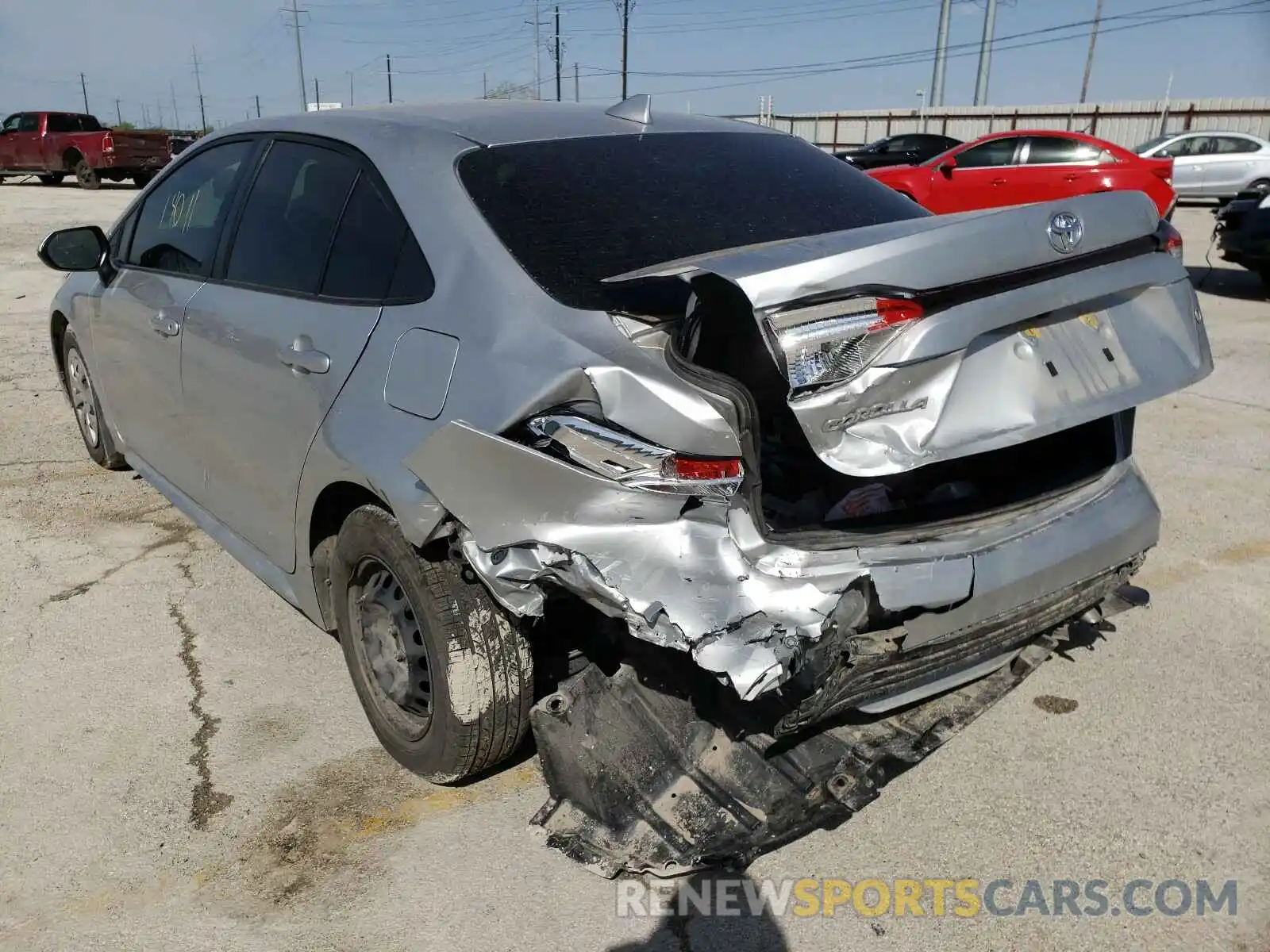 3 Фотография поврежденного автомобиля JTDDPRAE0LJ072200 TOYOTA COROLLA 2020