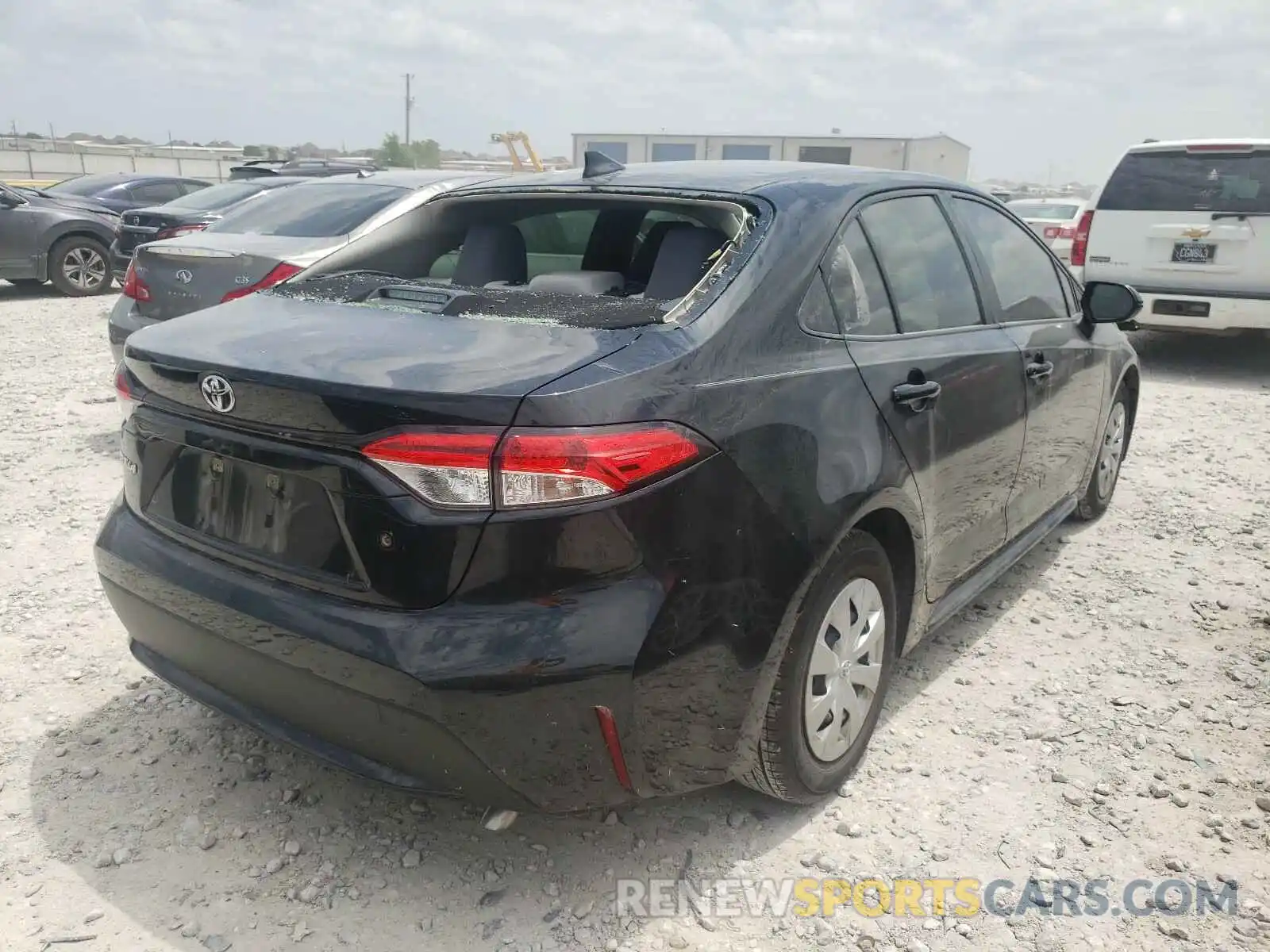 4 Photograph of a damaged car JTDDPRAE0LJ110136 TOYOTA COROLLA 2020