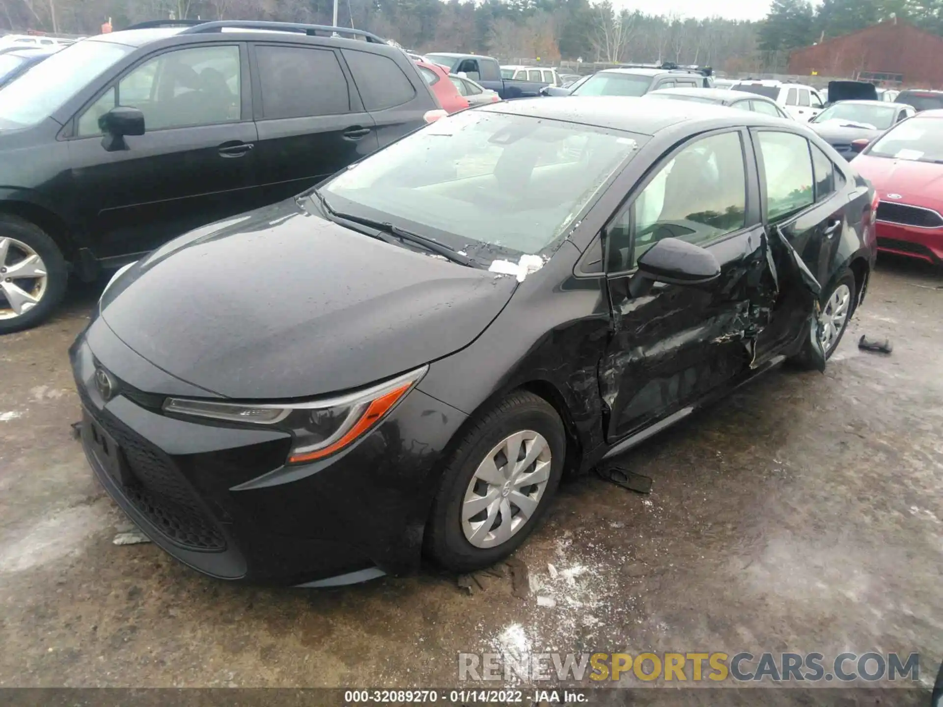 2 Photograph of a damaged car JTDDPRAE1LJ003421 TOYOTA COROLLA 2020