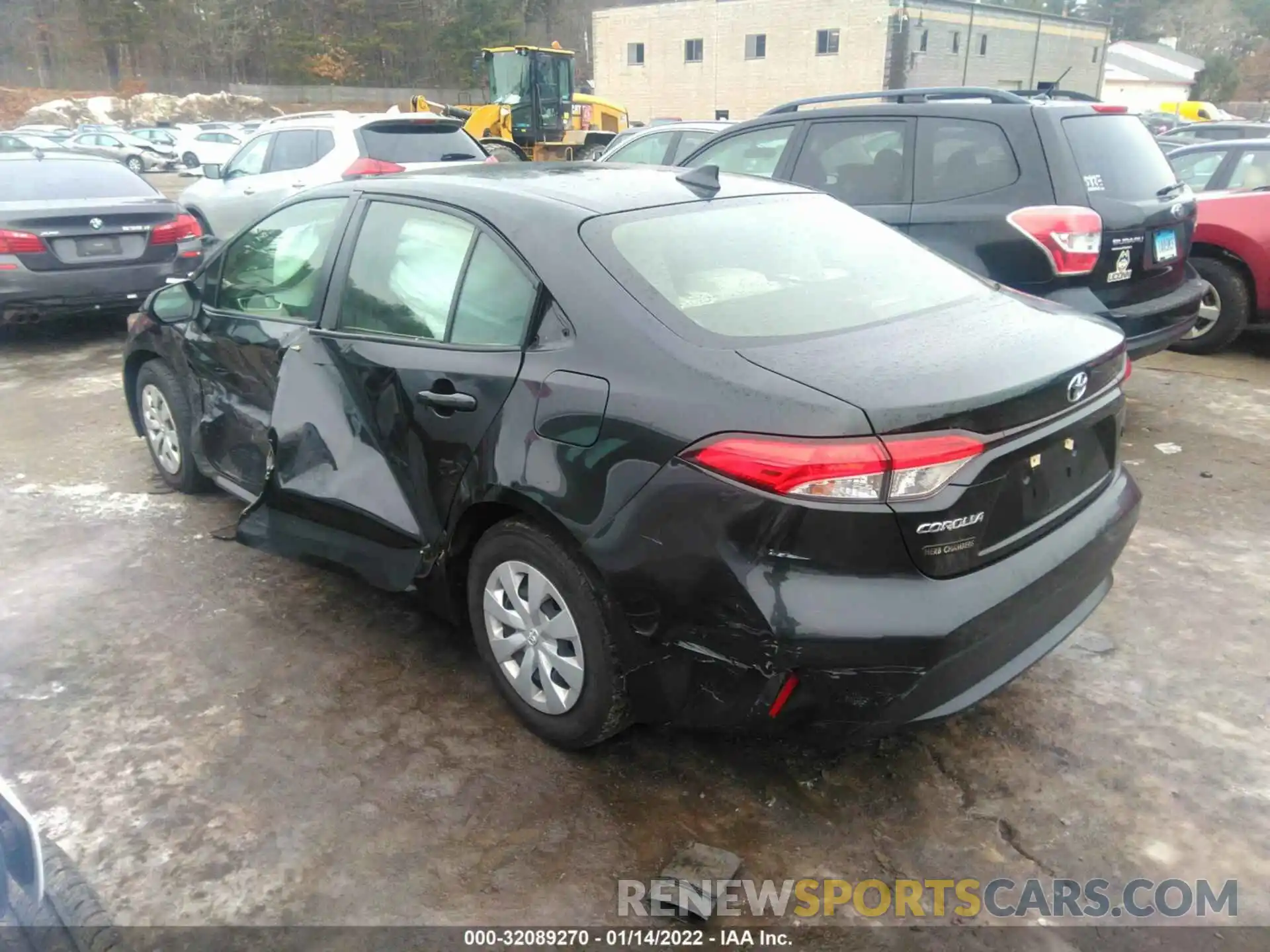 3 Photograph of a damaged car JTDDPRAE1LJ003421 TOYOTA COROLLA 2020