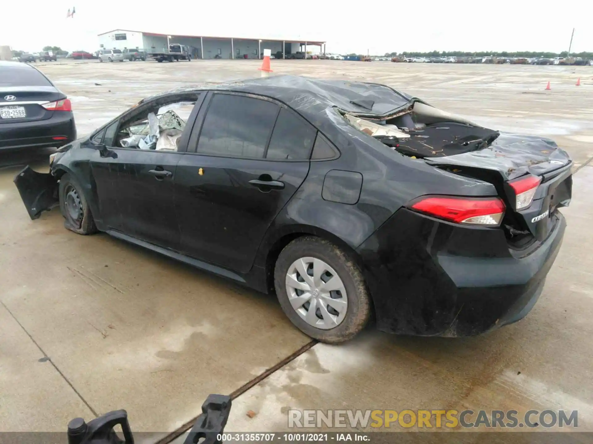 3 Photograph of a damaged car JTDDPRAE1LJ004097 TOYOTA COROLLA 2020