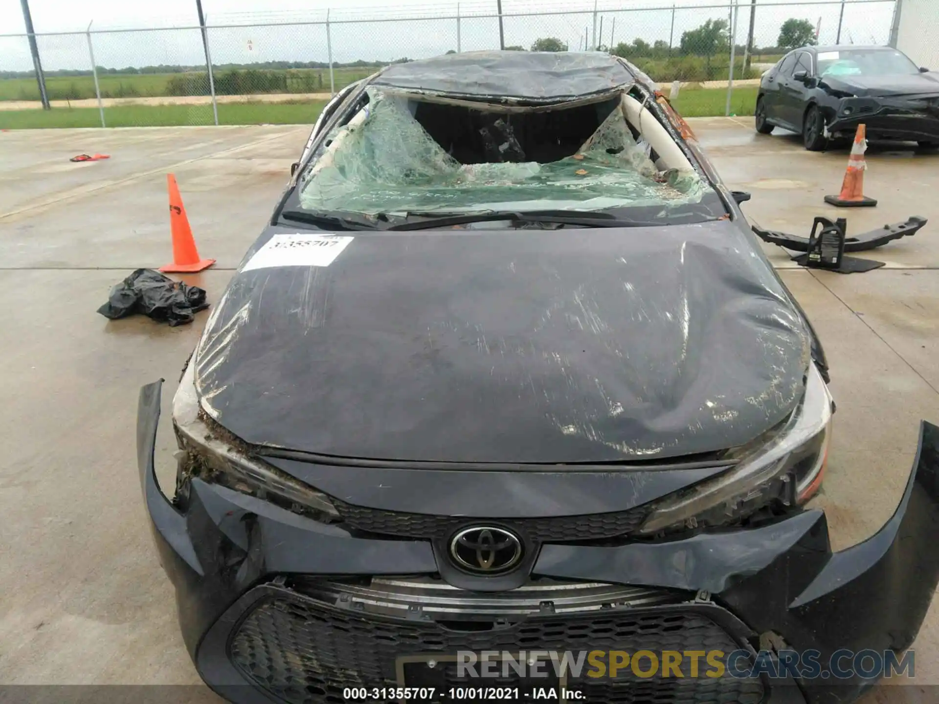 6 Photograph of a damaged car JTDDPRAE1LJ004097 TOYOTA COROLLA 2020