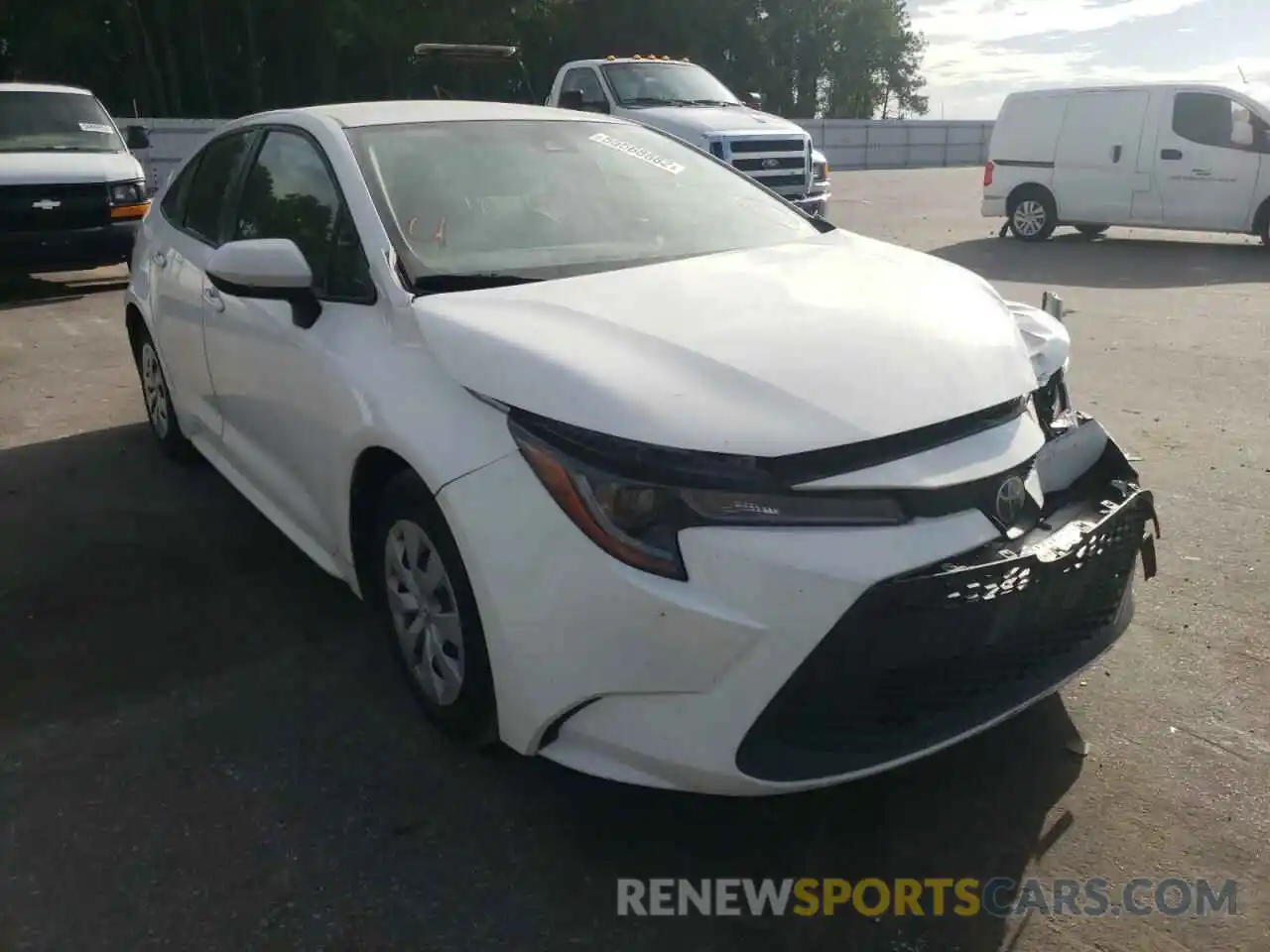 1 Photograph of a damaged car JTDDPRAE1LJ004472 TOYOTA COROLLA 2020