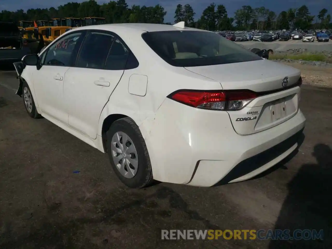 3 Photograph of a damaged car JTDDPRAE1LJ004472 TOYOTA COROLLA 2020