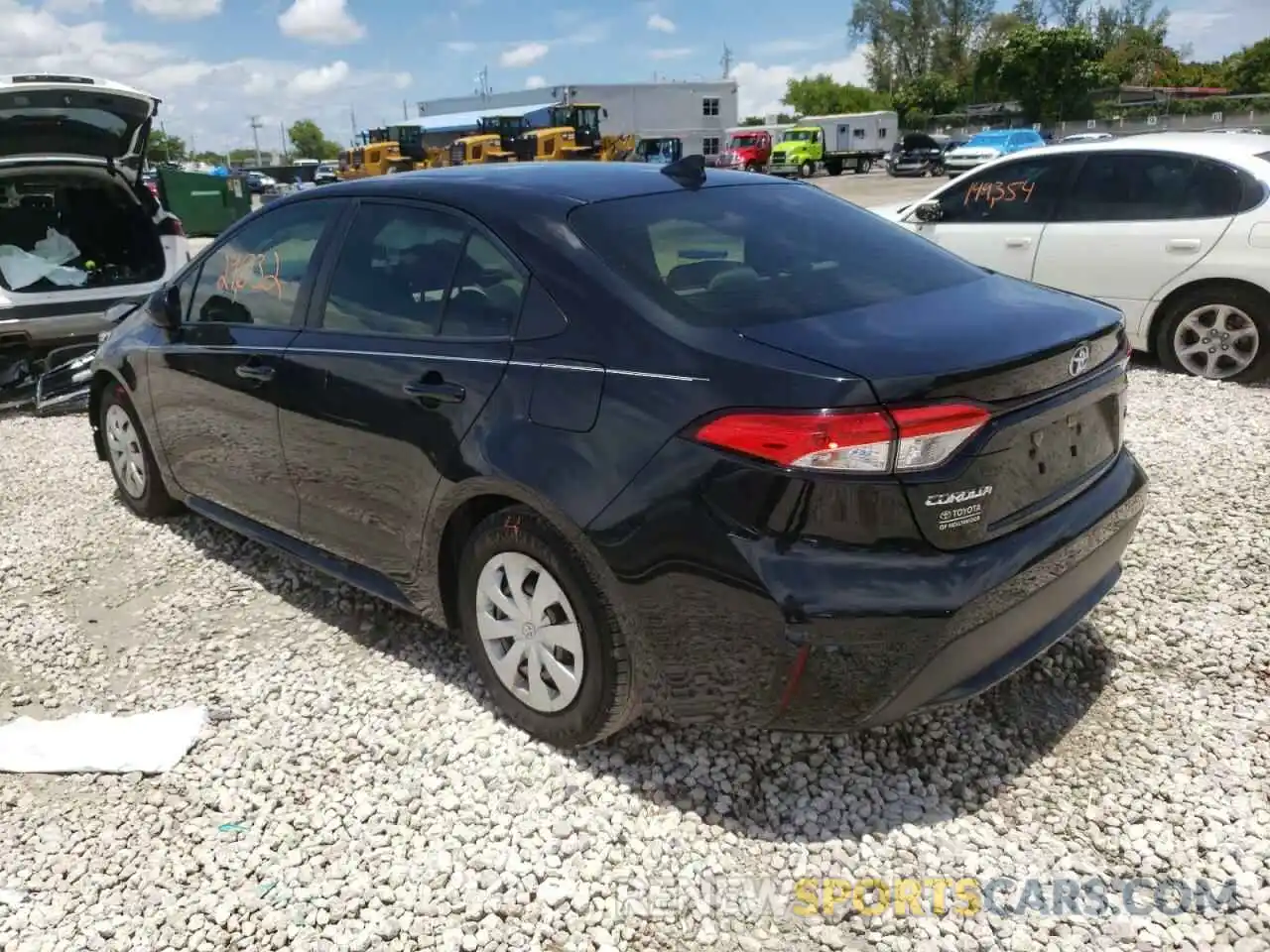 3 Photograph of a damaged car JTDDPRAE1LJ004553 TOYOTA COROLLA 2020