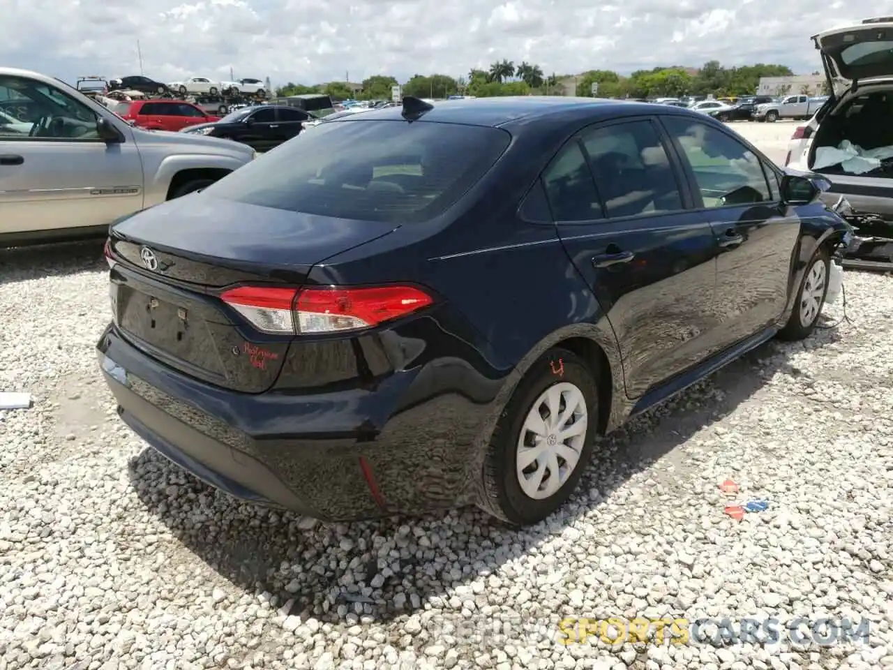 4 Photograph of a damaged car JTDDPRAE1LJ004553 TOYOTA COROLLA 2020