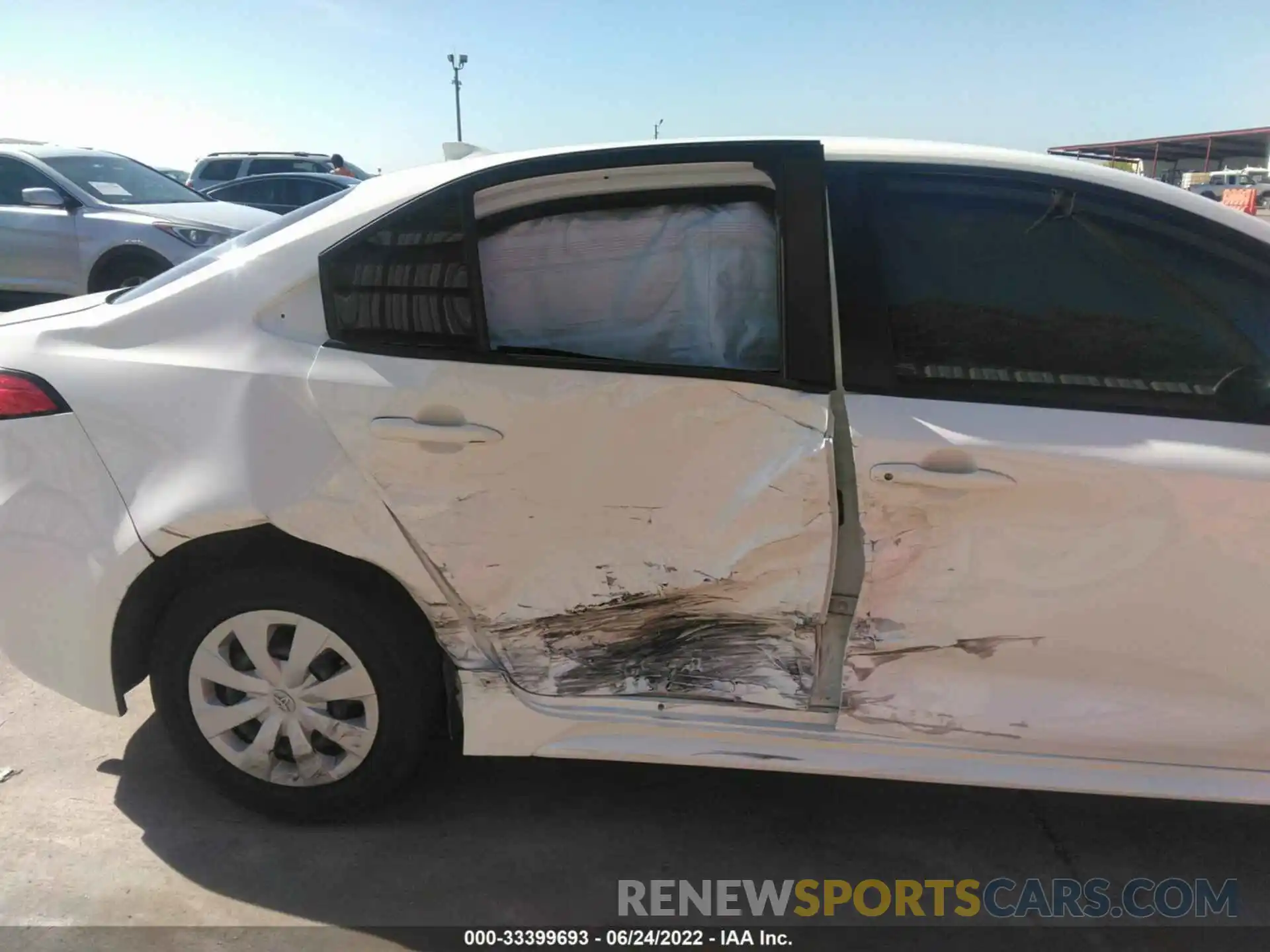 6 Photograph of a damaged car JTDDPRAE1LJ011700 TOYOTA COROLLA 2020