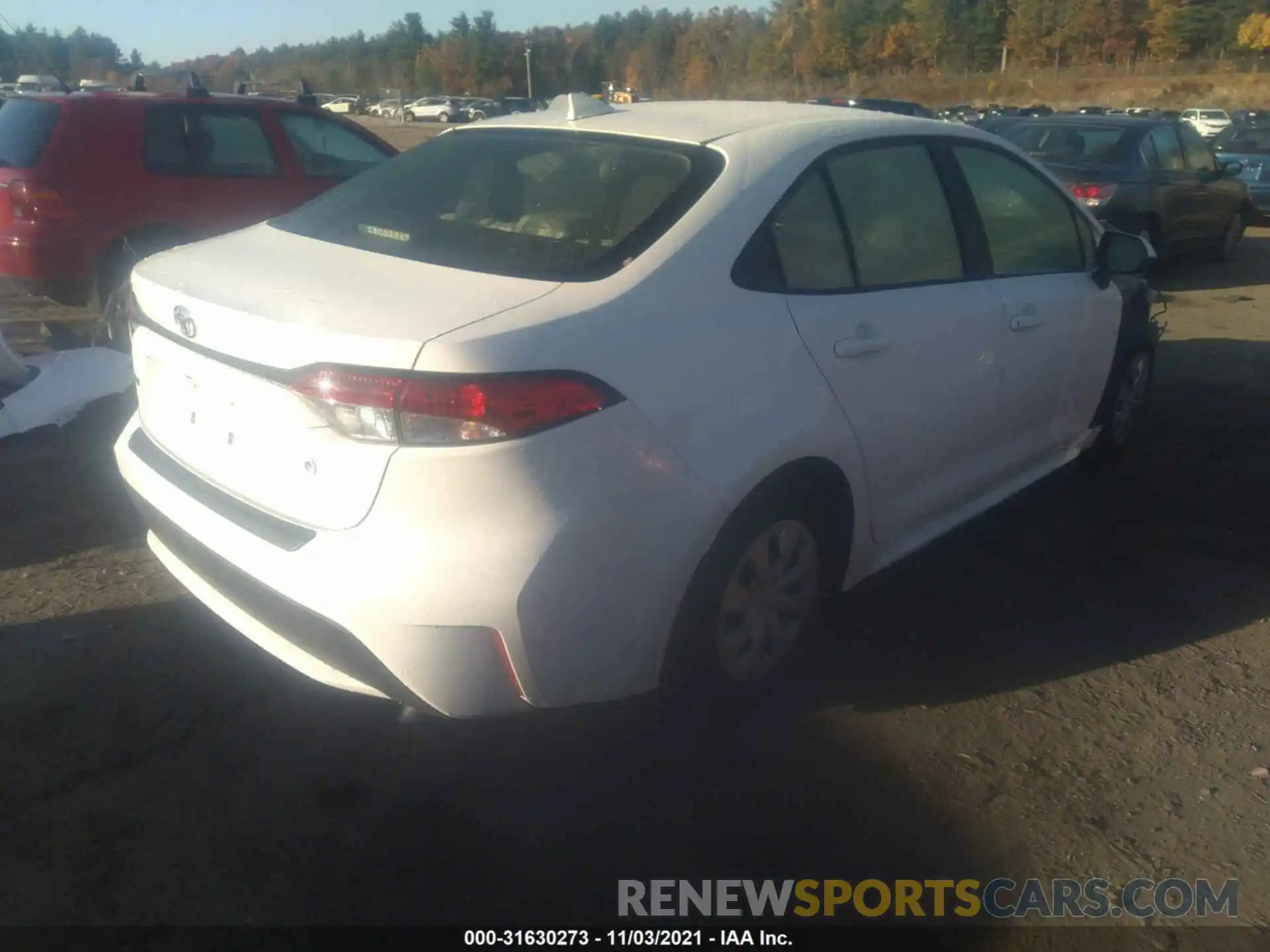 4 Photograph of a damaged car JTDDPRAE1LJ034524 TOYOTA COROLLA 2020