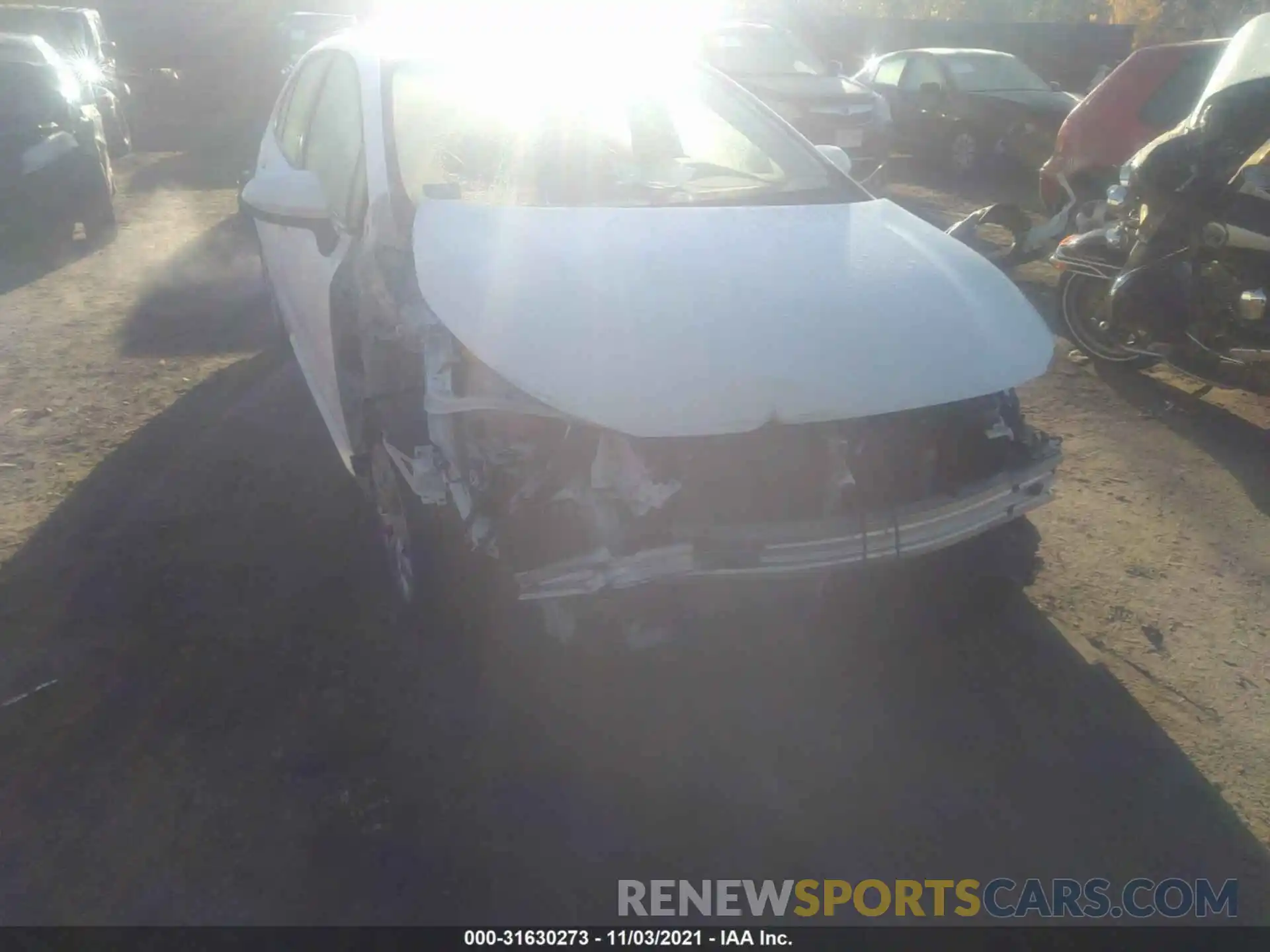 6 Photograph of a damaged car JTDDPRAE1LJ034524 TOYOTA COROLLA 2020