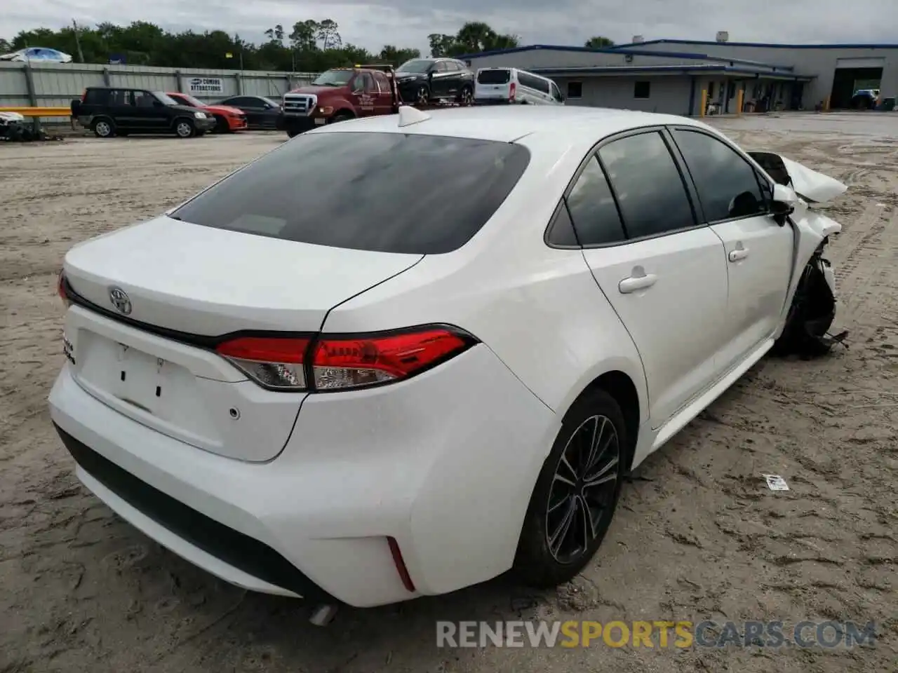 4 Photograph of a damaged car JTDDPRAE1LJ036287 TOYOTA COROLLA 2020