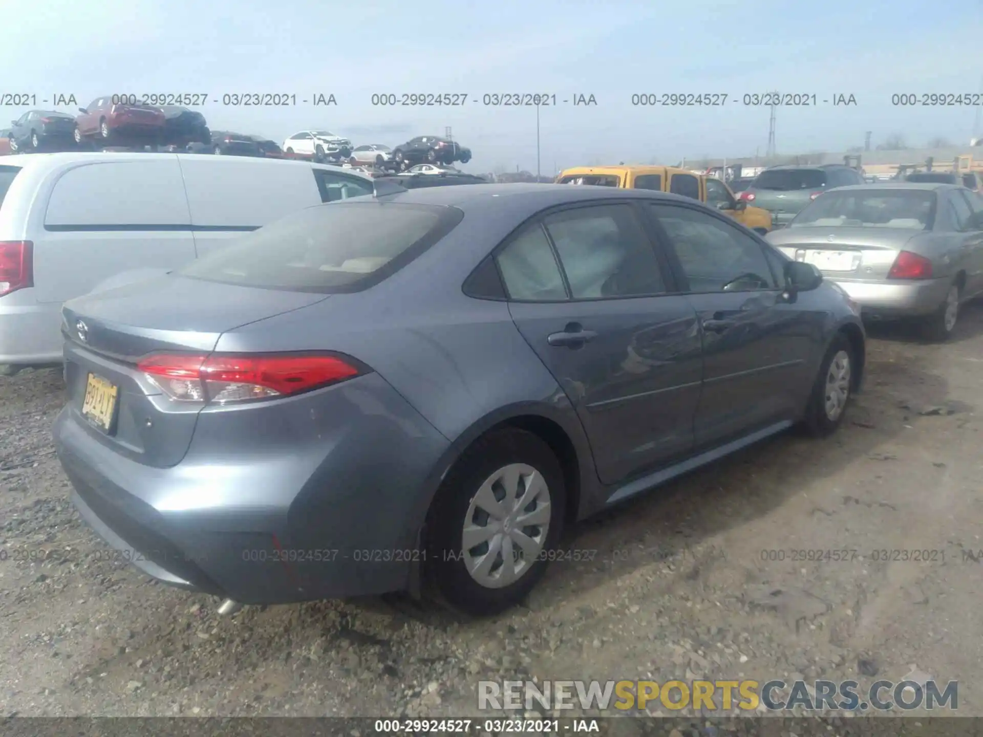 4 Photograph of a damaged car JTDDPRAE1LJ052568 TOYOTA COROLLA 2020