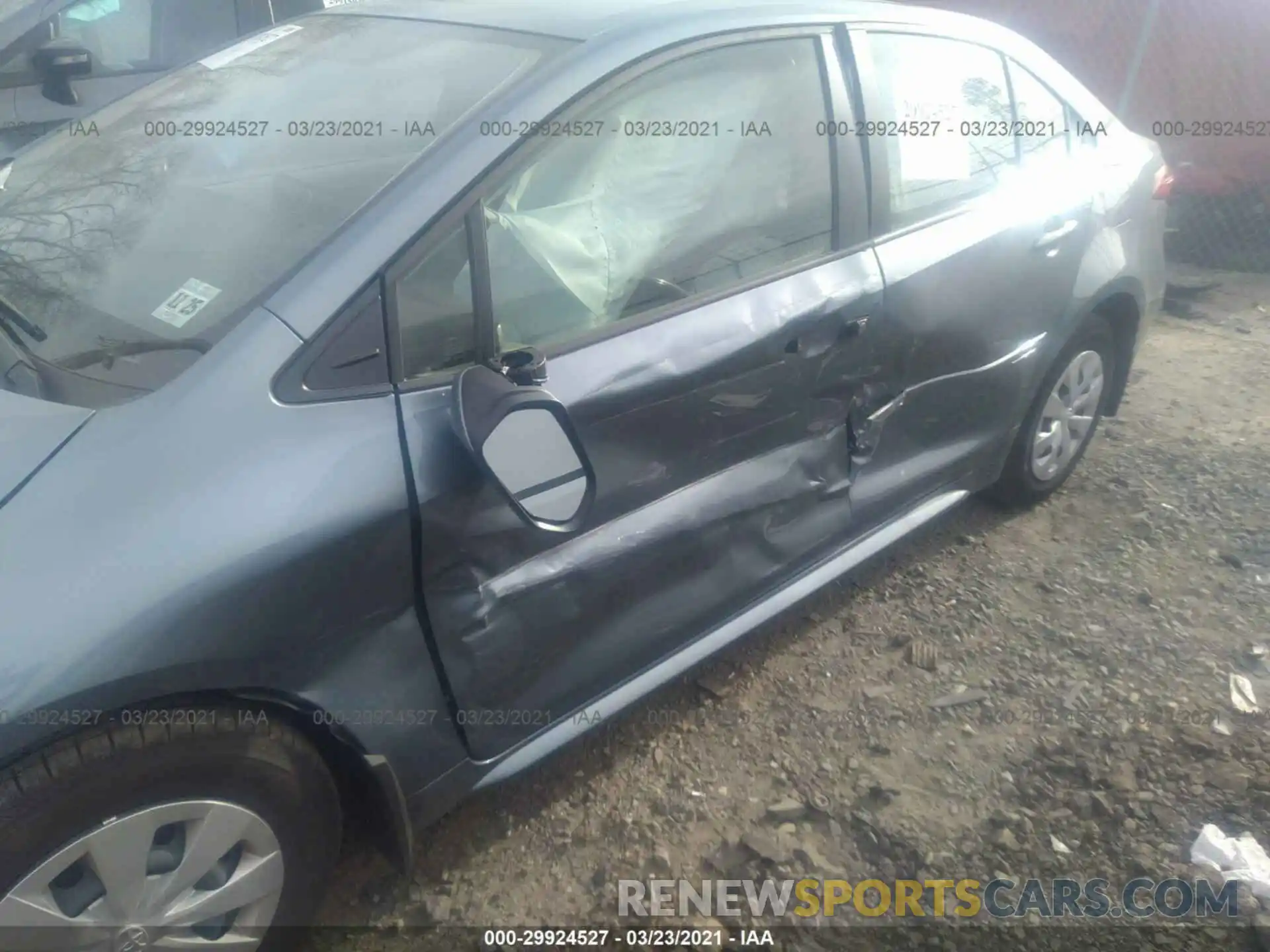 6 Photograph of a damaged car JTDDPRAE1LJ052568 TOYOTA COROLLA 2020