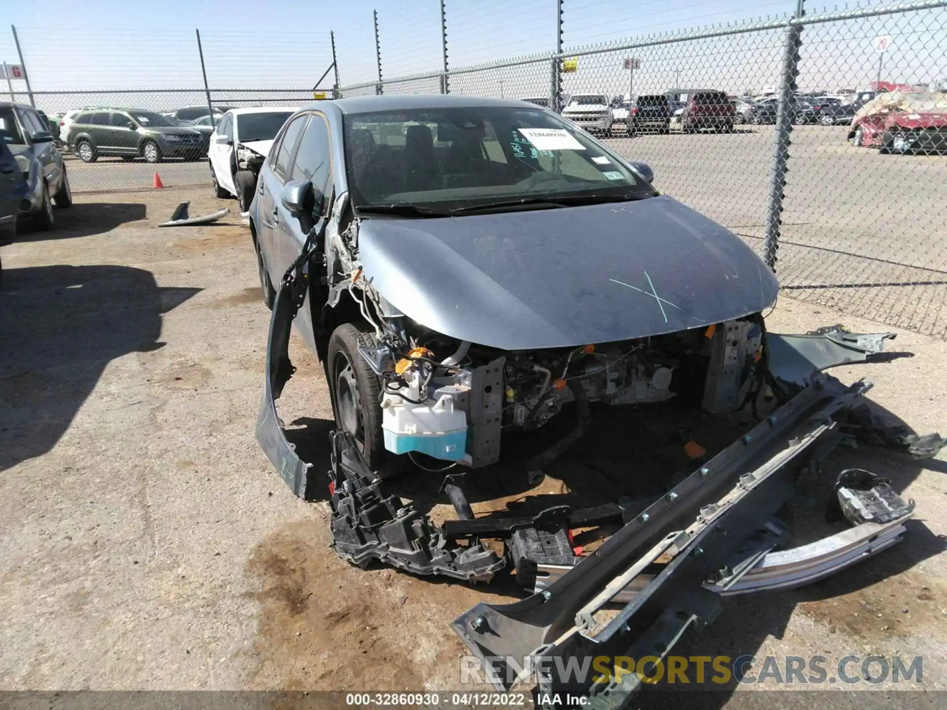 6 Photograph of a damaged car JTDDPRAE1LJ062307 TOYOTA COROLLA 2020